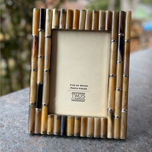 Two's Company Multicolor Bamboo-Inspired Frame